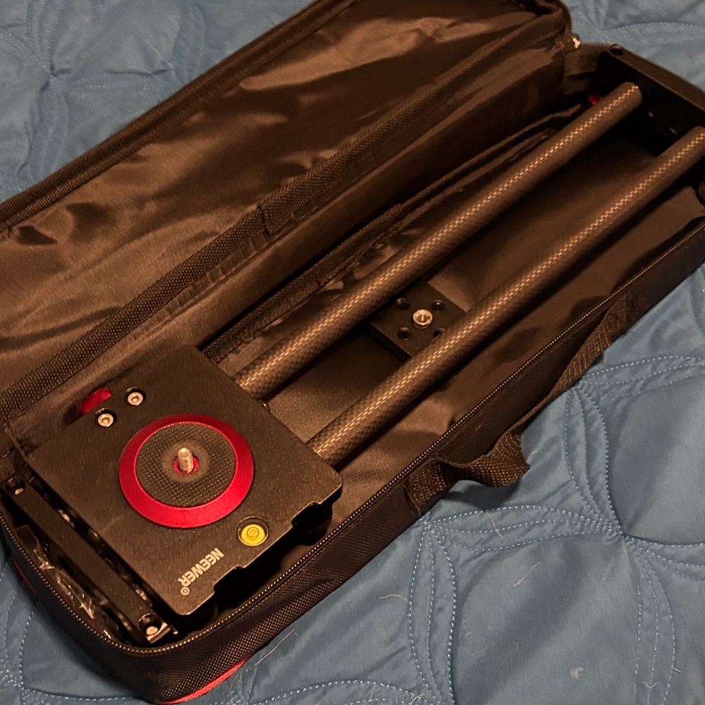 Neewer Black and Red Camera Slider